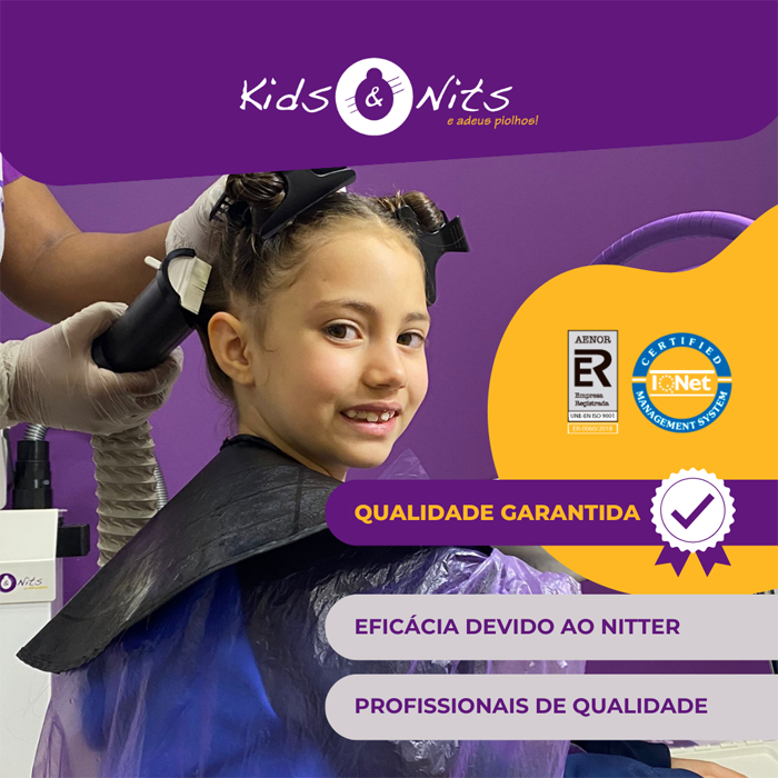 A Kids & Nits é a única empresa do setor com qualidade certificada! ✨