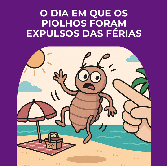 Piolhos nas férias? Nem pensar! 🧳