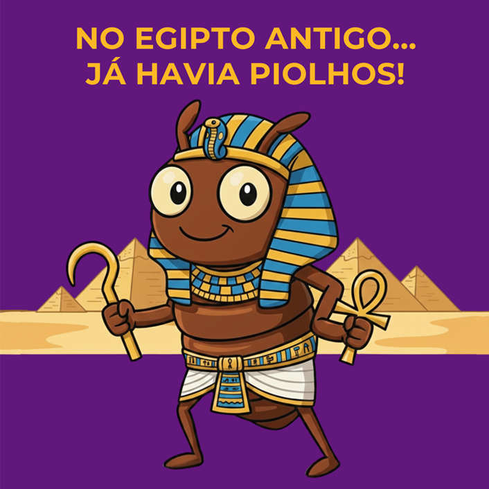 Sabia que os piolhos já incomodavam as pessoas desde o Egito Antigo? 