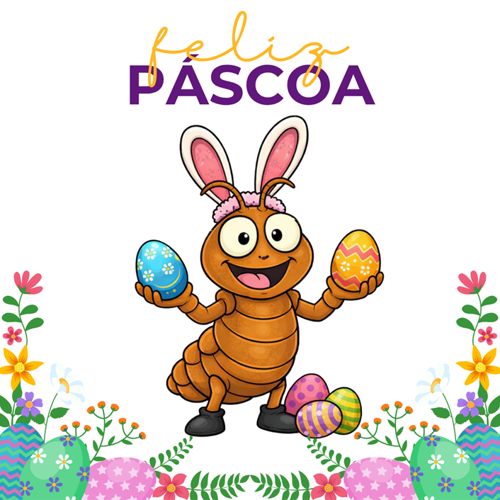 Feliz Páscoa 🐣 Sem Piolhos
