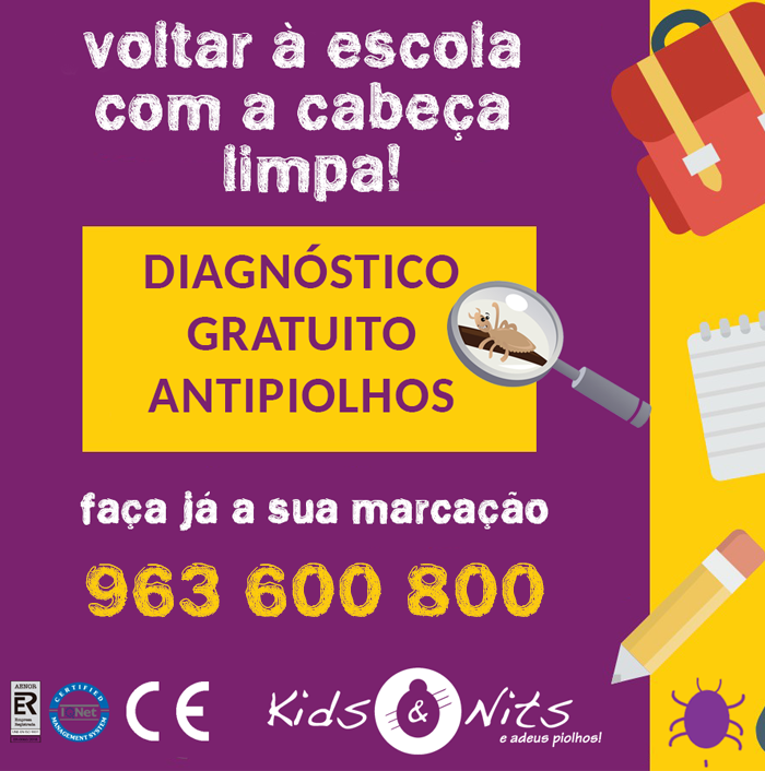 REGRESSO ÀS AULAS SEM PIOLHOS E LÊNDEAS!